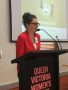 Eliza Hull presenting at advocacy Sector conversations forum
