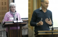 Deb Verdon and Lance Yousten presenting at Advocacy Sector Conversations forum