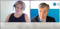 Ben Gauntlett and Melissa Hale on Zoom